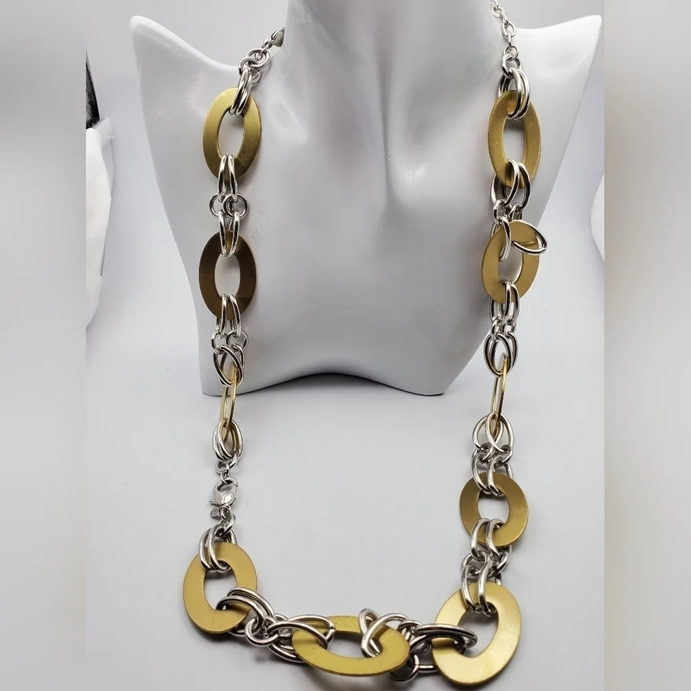 Premier designs retro hoop chain necklace‎ N2339